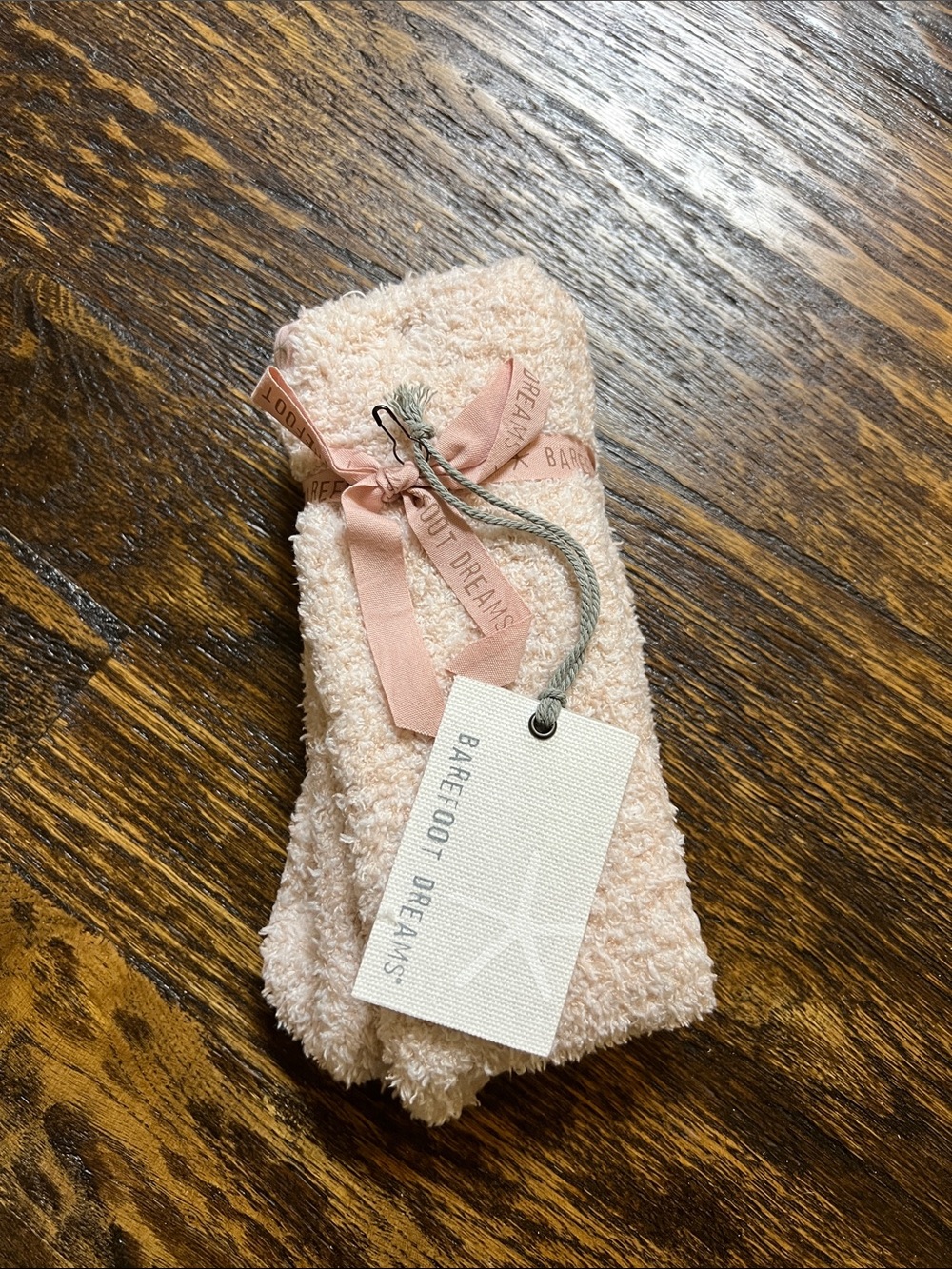 Barefoot Dreams Plush Chenille Socks - Light Pink